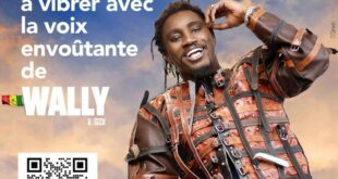 Concert de Wally Ballago Seck, le golden boy de la musique sénégalaise, à Adidas Arena de Paris le 07 décembre