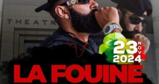 Rendez-vous à l’esplanade du grand théâtre de Dakar pour le concert de La Fouine le 23 novembre