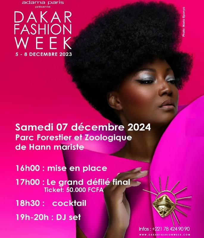 Adama Paris, lance la nouvelle édition de Dakar fashion week au Pullman et au parc forestier et zoologique de Hann Mariste